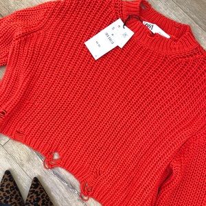 Bright Zara sweater!!